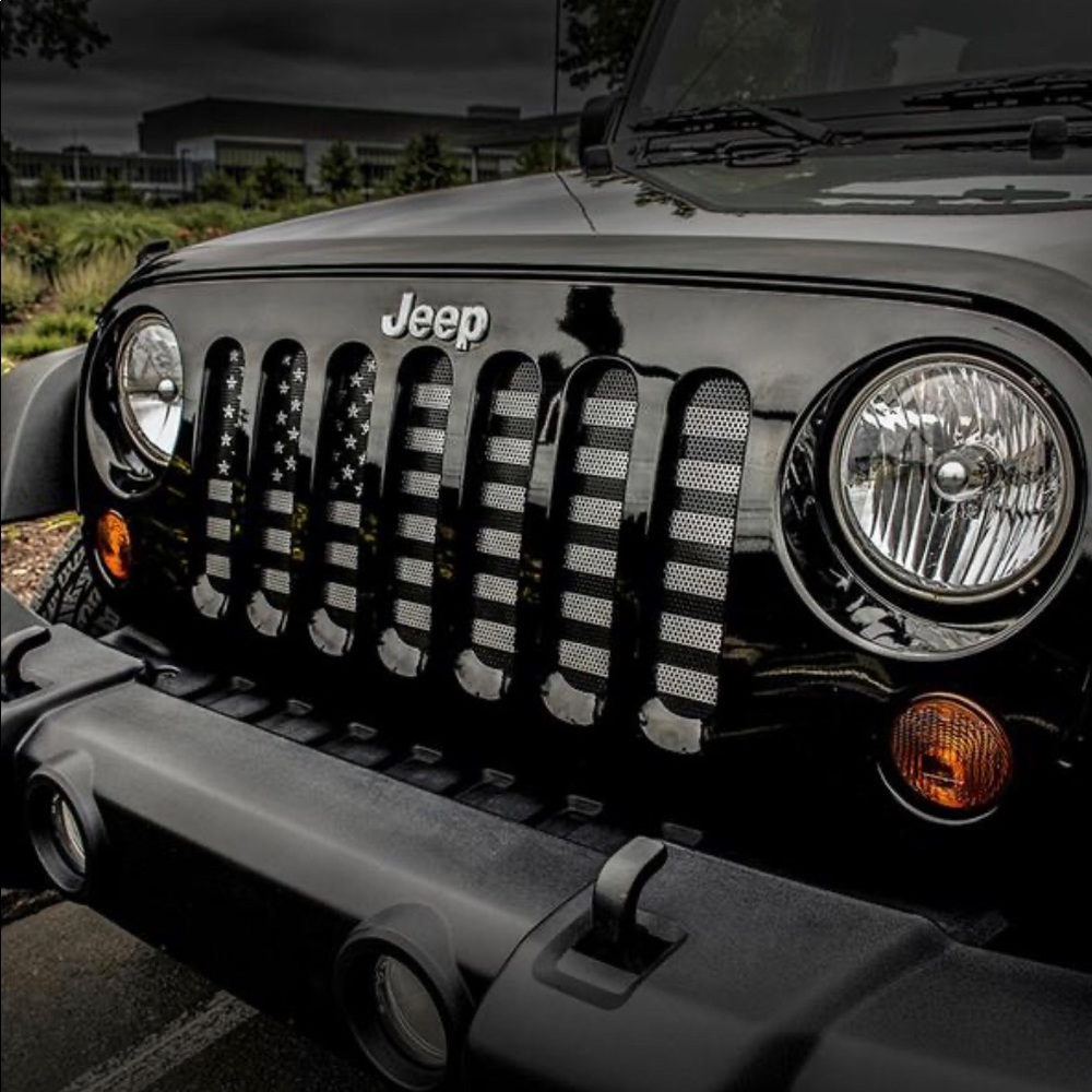 Jeep American Flag Grill Brand New